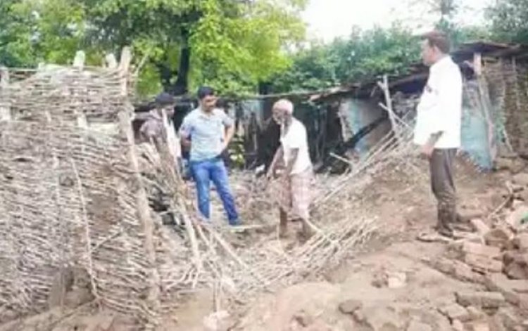 पावसाचा हाहाकार, वर्ध्यात भिंत कोसळून झालेल्या दुर्घटनेत पती पत्नीचा मृत्यू
