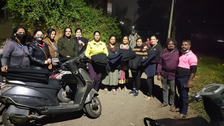अस्तित्व कला मचं तर्फे गरजवंताना मायेची उब